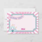 Pastellkarneval, danke Karten (Vorderseite)