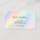 Pastellkarte Visitenkarte (Rückseite)