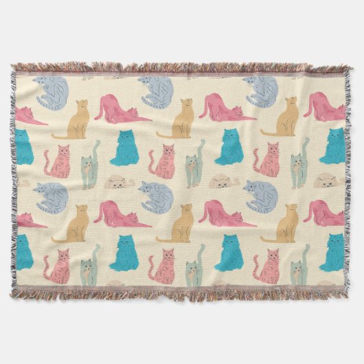 Pastellkatzen Decke (Vorderseite)