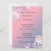 Pastellkirsche Blüte Sakura Hochzeit Einladung (Vorderseite)