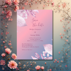 Pastellkirsche Blüte Sakura Hochzeit sicher das Da Einladung