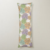 Pastellkissen, Blätter Seitenschläferkissen (Rückseite (Vertikal))