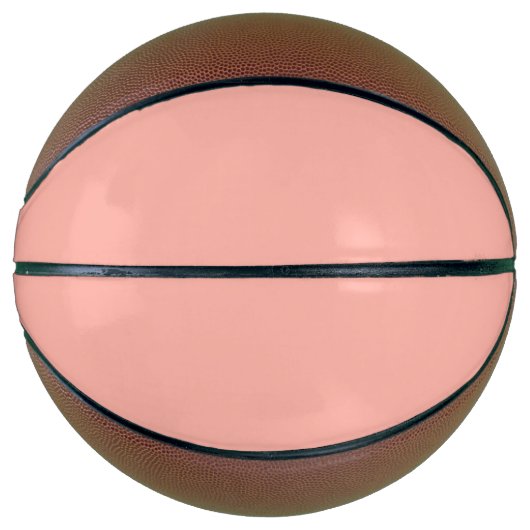 Pastellkorallenriff - Farbe | Classic | elegant Basketball (Vorderseite)