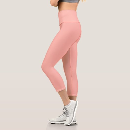Pastellkorallenriff - Farbe | Classic | elegant Capri Leggings (Links)