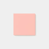 Pastellkorallenriff - Farbe | Classic | elegant Post-it Klebezettel (Vorderseite)