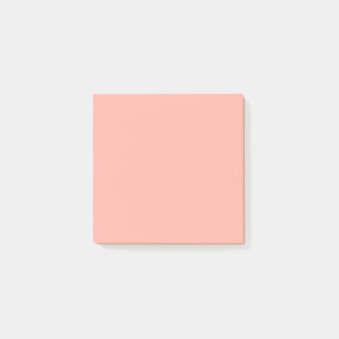 Pastellkorallenriff - Farbe   Classic   elegant Post-it Klebezettel