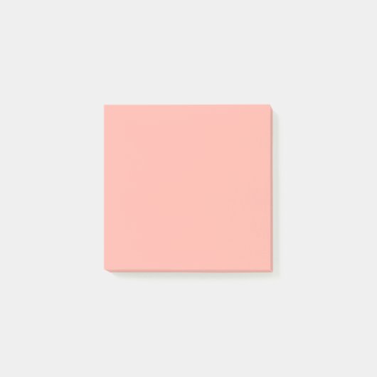 Pastellkorallenriff - Farbe | Classic | elegant Post-it Klebezettel (Vorderseite)