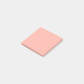 Pastellkorallenriff - Farbe | Classic | elegant Post-it Klebezettel (angewinkelt)