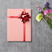 Pastellkorallenriff - Farbe | Klassisches Elegant Geschenkpapier