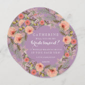 PastellKranz sind Sie meine Flieder der Einladung (Vorne/Hinten)