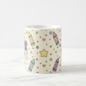 Pastellkreide-Lehrer-Schulmuster Kaffeetasse (Mittel)