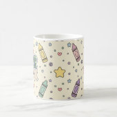 Pastellkreide-Lehrer-Schulmuster Kaffeetasse (Mittel)