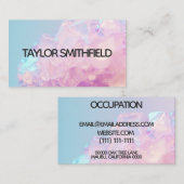 Pastellkristall-Visitenkarte Visitenkarte (Vorne/Hinten)