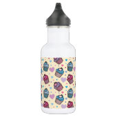 Pastellkuchen Herzstück Muster Trinkflasche (Rechts)