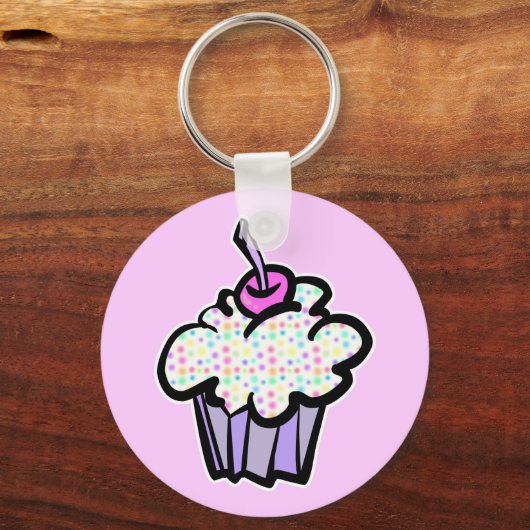 Pastellkuchen Schlüsselanhänger (Vorderseite)