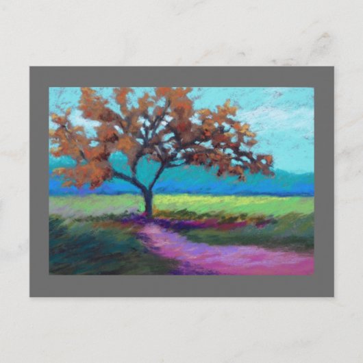 Pastelllandschaft Postkarte (Vorderseite)