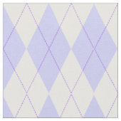 Pastelllavendel-kariertes Rauten-Muster Stoff (Nahaufnahme)
