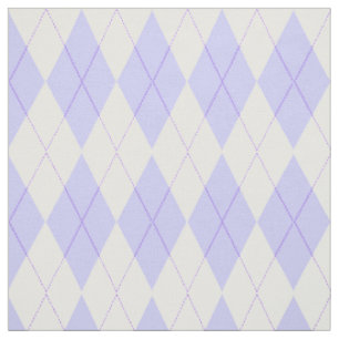 Pastelllavendel-kariertes Rauten-Muster Stoff