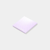 Pastelllavender halftone Gradienten Chic individue Post-it Klebezettel (angewinkelt)