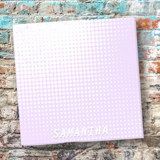 Pastelllavender halftone Gradienten Chic individue Post-it Klebezettel