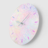 Pastellleopard-Haut, große Uhr (Winkel)