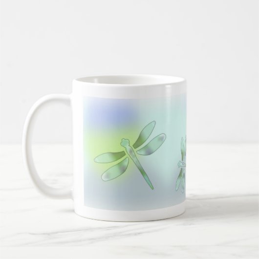 Pastelllibellen-Kaffee-Tasse Kaffeetasse (Links)