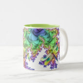 Pastelllibellen-Tasse Zweifarbige Tasse (VorderseiteRechts)