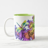 Pastelllibellen-Tasse Zweifarbige Tasse (Links)