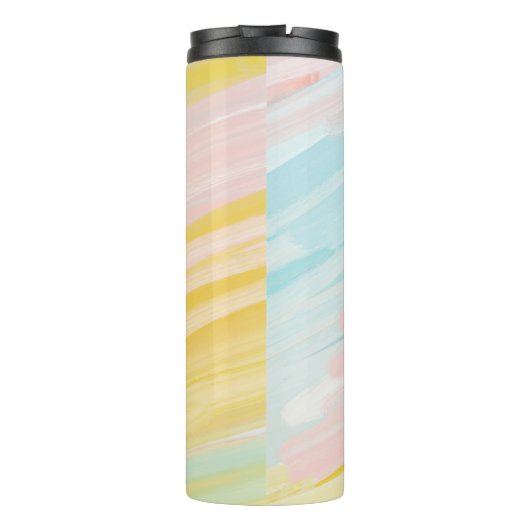 Pastellmalerei isolierte Tasse (Rückseite)