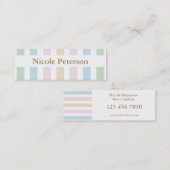 Pastellmama Nennen Telefonnummerkarte (Vorne/Hinten)