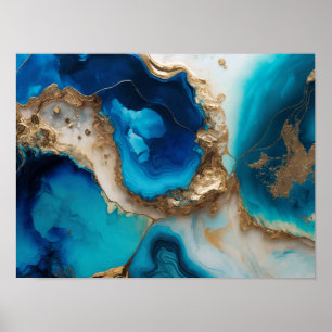 Pastellmarmor Poster