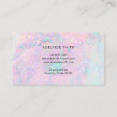 Pastellmarmor Visitenkarte (Rückseite)