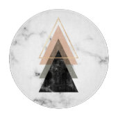 Pastellmarmordruck-Entwurf Schneidebrett (Vorderseite)