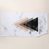 Pastellmarmordruck-Entwurf Strandtuch (Vorderseite)