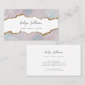 Pastellmarmorkarte Visitenkarte (Vorne/Hinten)