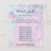 Pastellmarmorstruktur Flyer (Vorne)