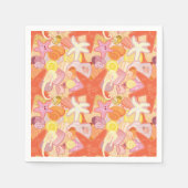 Pastellmeer Serviette (Vorderseite)