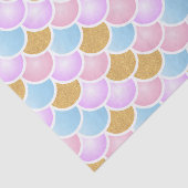 Pastellmeerjungfrau-Skalen Seidenpapier (Ausschnitt)