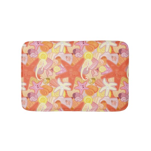 Pastellmeerkreislauf Badematte (Vorderseite)