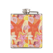 Pastellmeerkreislauf Flachmann (Rückseite)