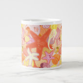 Pastellmeerkreislauf Jumbo-Tasse (Vorderseite)