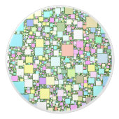 Pastellminikasten-Grafik-Entwurf Keramikknauf (Vorderseite)