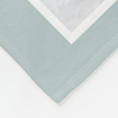 Pastellmonogramm | acht Foto-Collagen-Familienname Fleecedecke (Ecke)