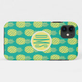 Pastellmonogramm der ananas-| Case-Mate iPhone hülle (Rückseite (Horizontal))