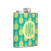 Pastellmonogramm der ananas-| flachmann (Rechts)
