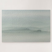 Pastellmorgen in nebeliger Toskana Puzzle (Horizontal)