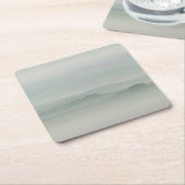 Pastellmorgen in nebeliger Toskana Rechteckiger Pappuntersetzer (angewinkelt)