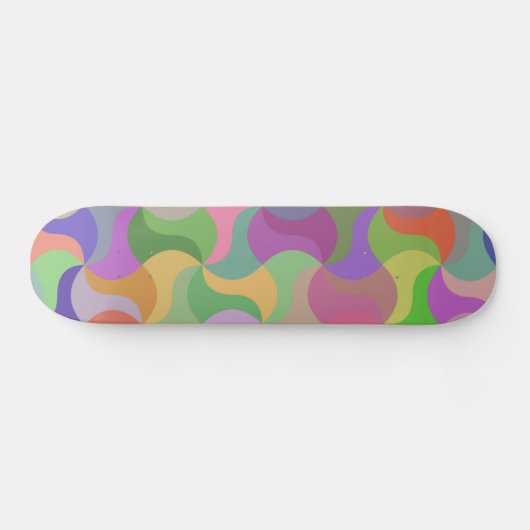 Pastellmosaik-Skateboard Skateboard (Horizontal)