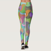 Pastellmosaike Leggings (Rückseite)