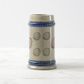 PastellMuschel Bierglas (Mittel)
